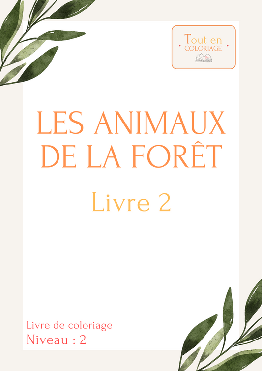 Livre de coloriages sur les animaux de la forêt pour les adultes