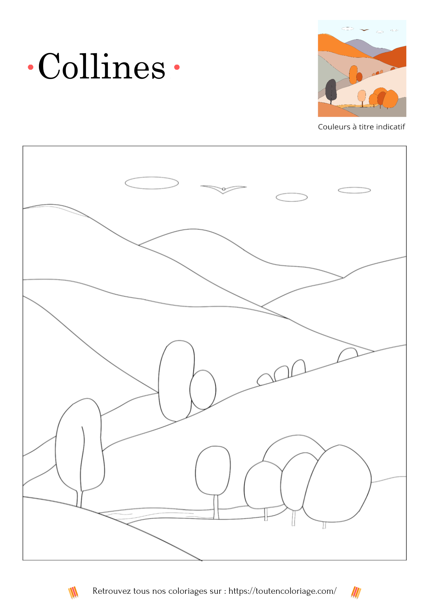 Un vaste paysage de collines verdoyantes s'étend à perte de vue.