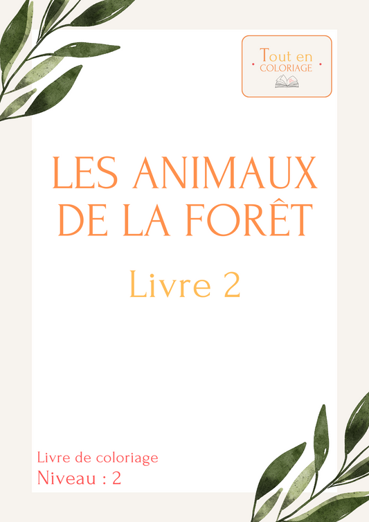 Les animaux de la forêt - niveau 2 - PDF téléchargeable