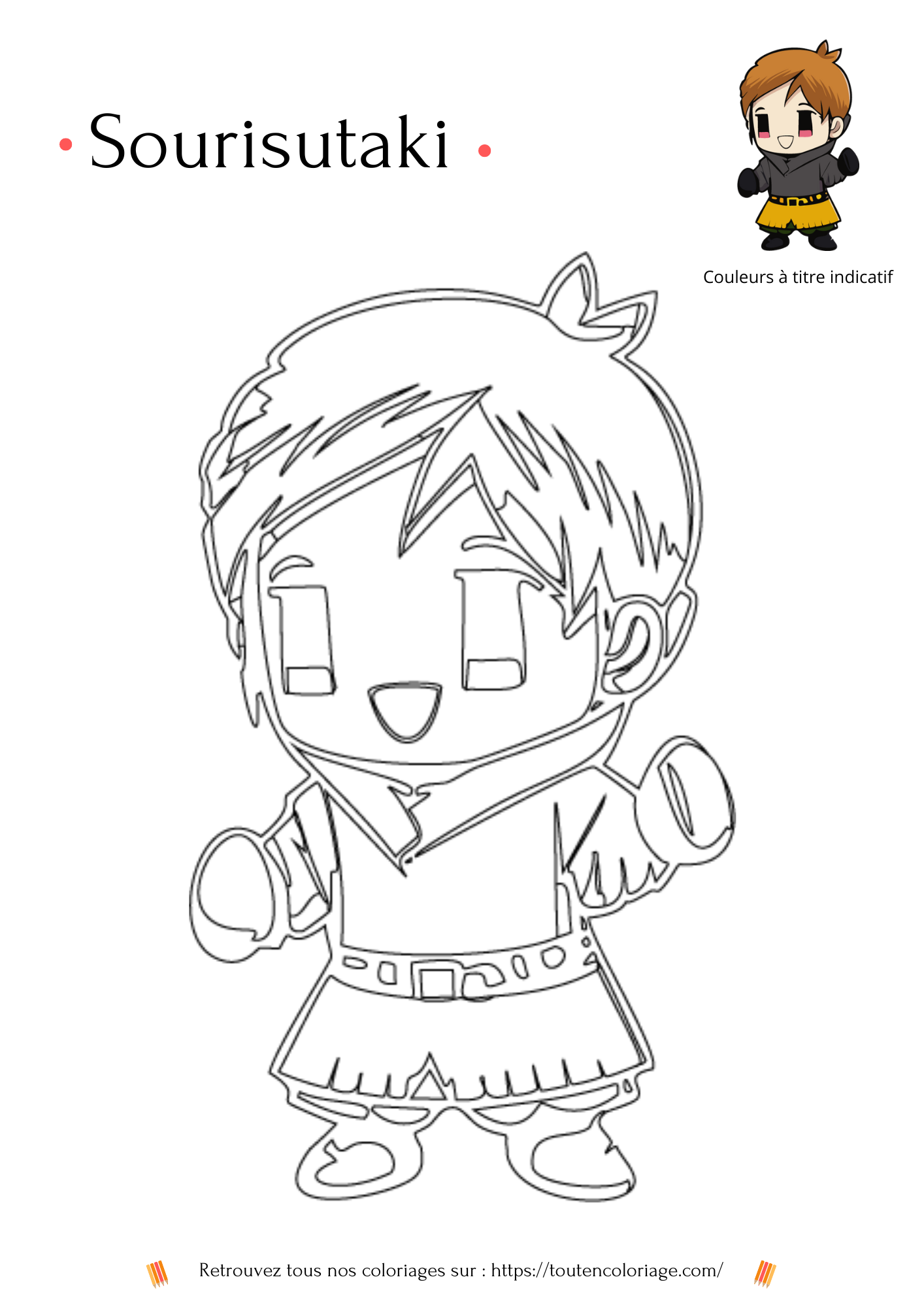 Coloriage a imprimer  de manga pour enfants et adultes de tout ages.